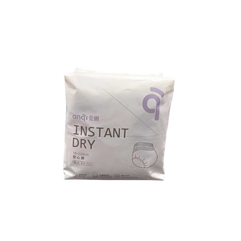 Pantalones desechables para adultos de uso regular durante la noche OEM y ODM, panties menstruales para mujeres, pantalones de entrenamiento suaves para la superficie, compresas sanitarias para mujeres durante la noche