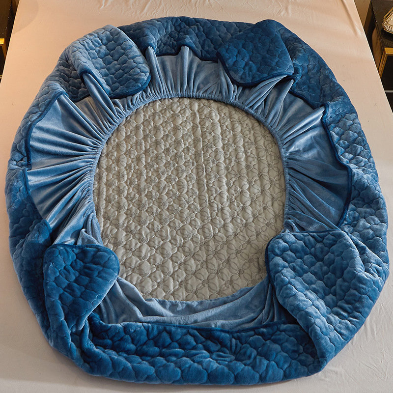 Protector de colchón premium acolchado, lavable y a prueba de agua