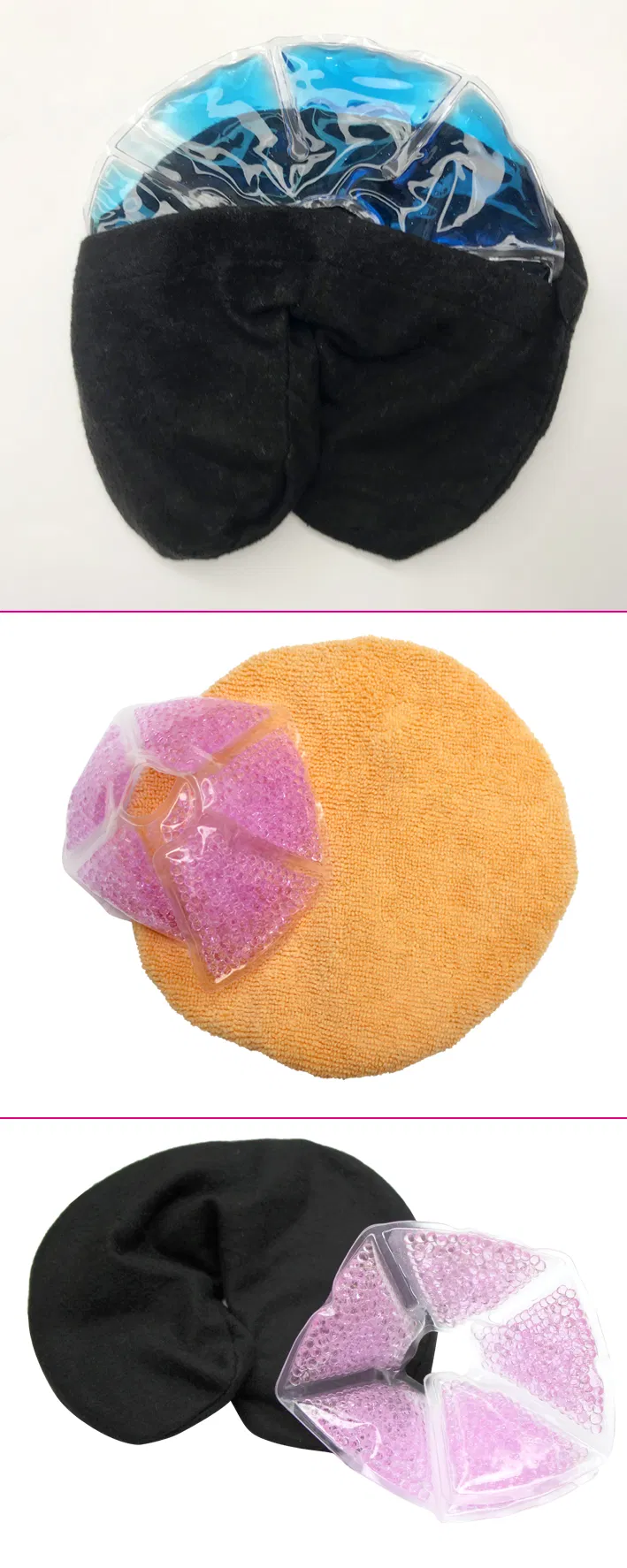 Compresa caliente y fría para terapia de senos