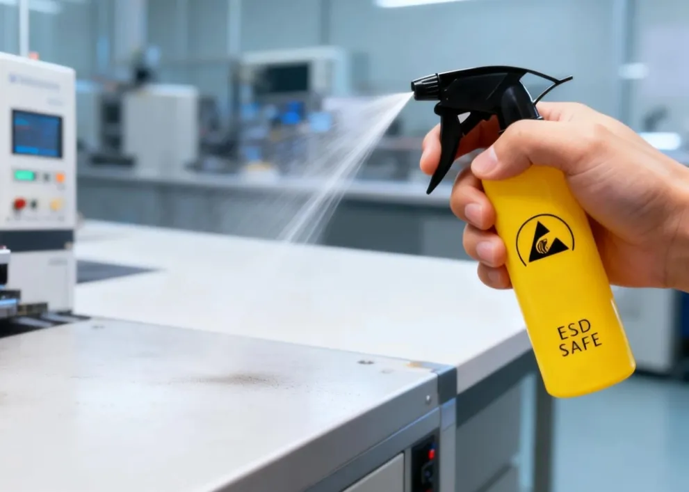 Botella pulverizadora ESD opcional