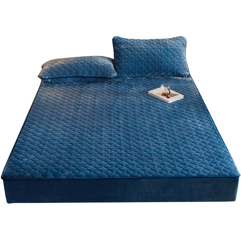 Protector de colchón premium acolchado, lavable y a prueba de agua