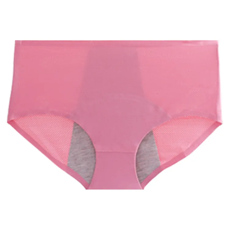Bragas fisiológicas de cintura alta para mujer, de talla grande, a prueba de fugas