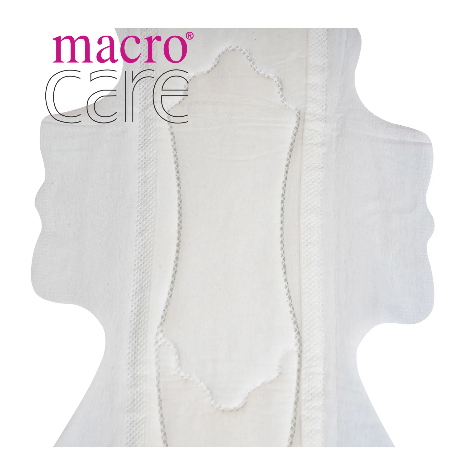 Fabricante de toallas sanitarias desechables de algodón maxi para mujeres Macrocare