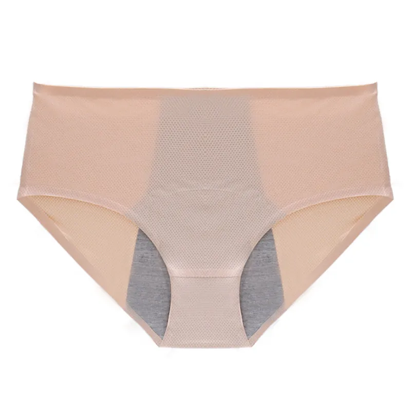 Bragas fisiológicas de cintura alta para mujer, de talla grande, a prueba de fugas