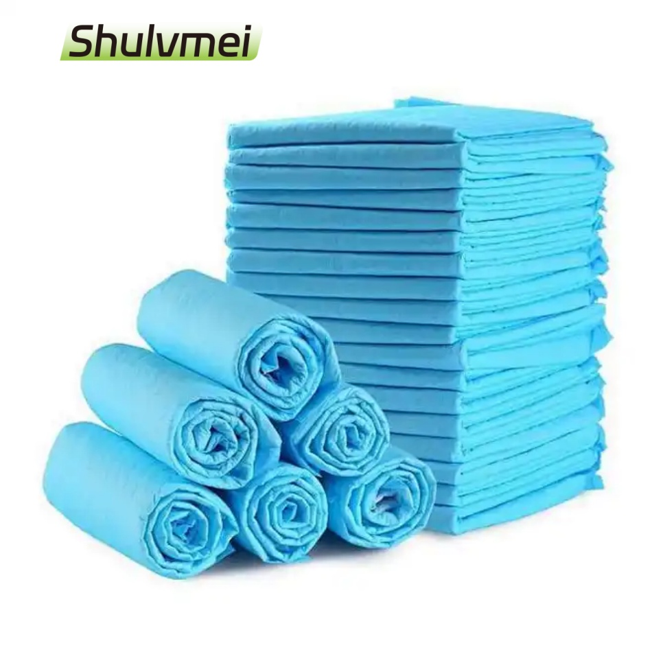Almohadillas desechables para adultos de alta calidad impresas, incontinencia y cuidado personal, suministro médico para hospitales, almohadilla protectora de cama desechable superabsorbente