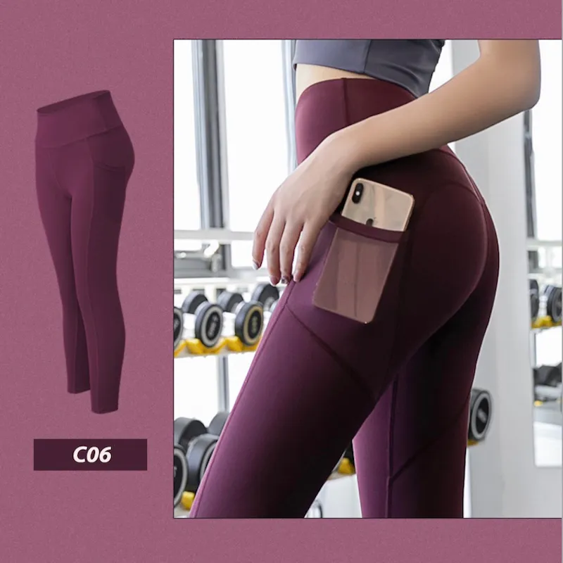 Detalle de leggings de yoga