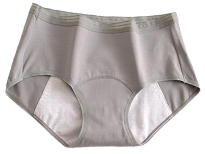 Ropa interior de algodón transpirable, panties de alta cintura que levantan las caderas, panties fisiológicos a prueba de fugas para el período menstrual