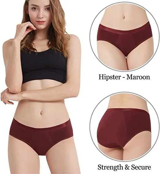 Alta elasticidad transpirable 4 capas a prueba de fugas impermeables para el posparto y la menstruación