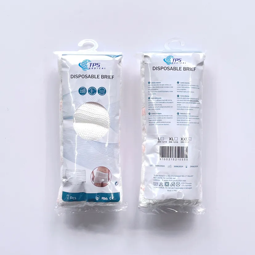 Bragas desechables de maternidad Mesh para la recuperación posparto, de cintura alta, transpirables y elásticas