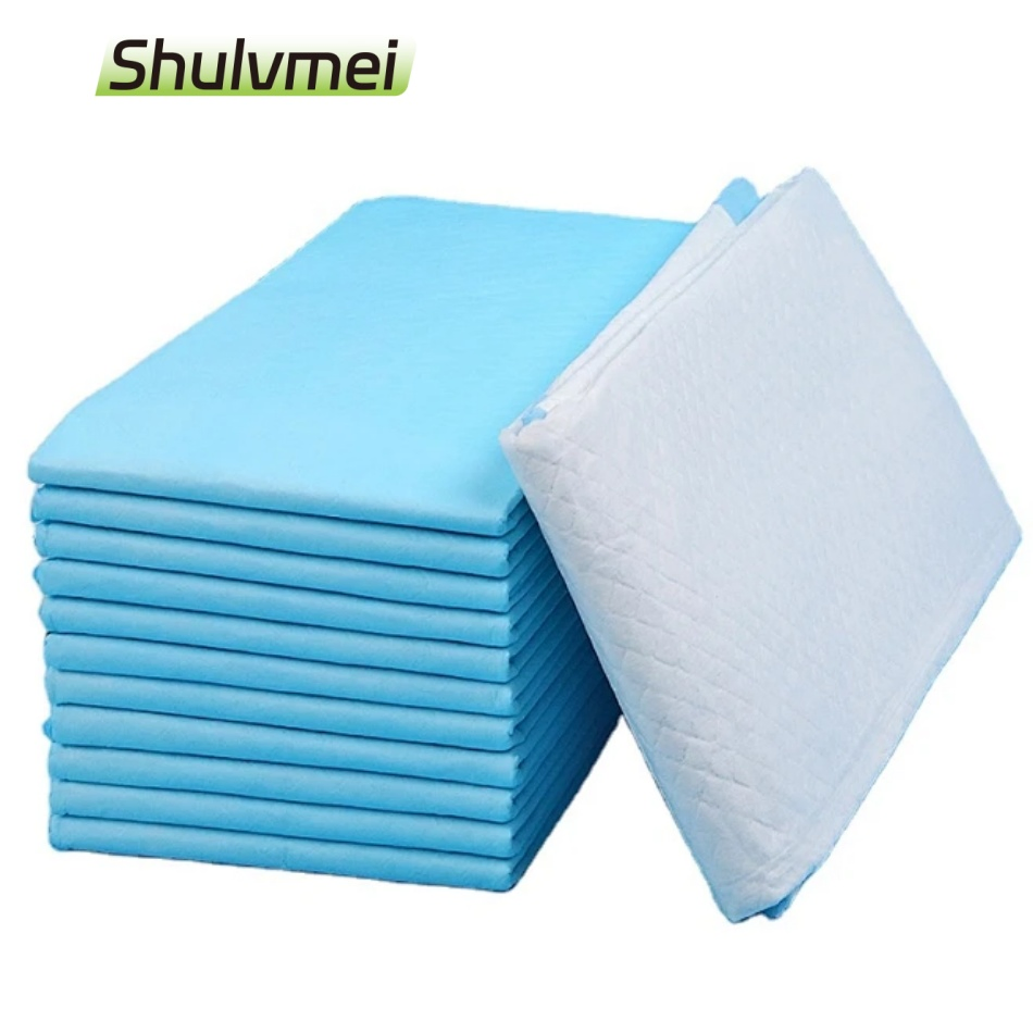 Almohadillas desechables para adultos de alta calidad impresas, incontinencia y cuidado personal, suministro médico para hospitales, almohadilla protectora de cama desechable superabsorbente