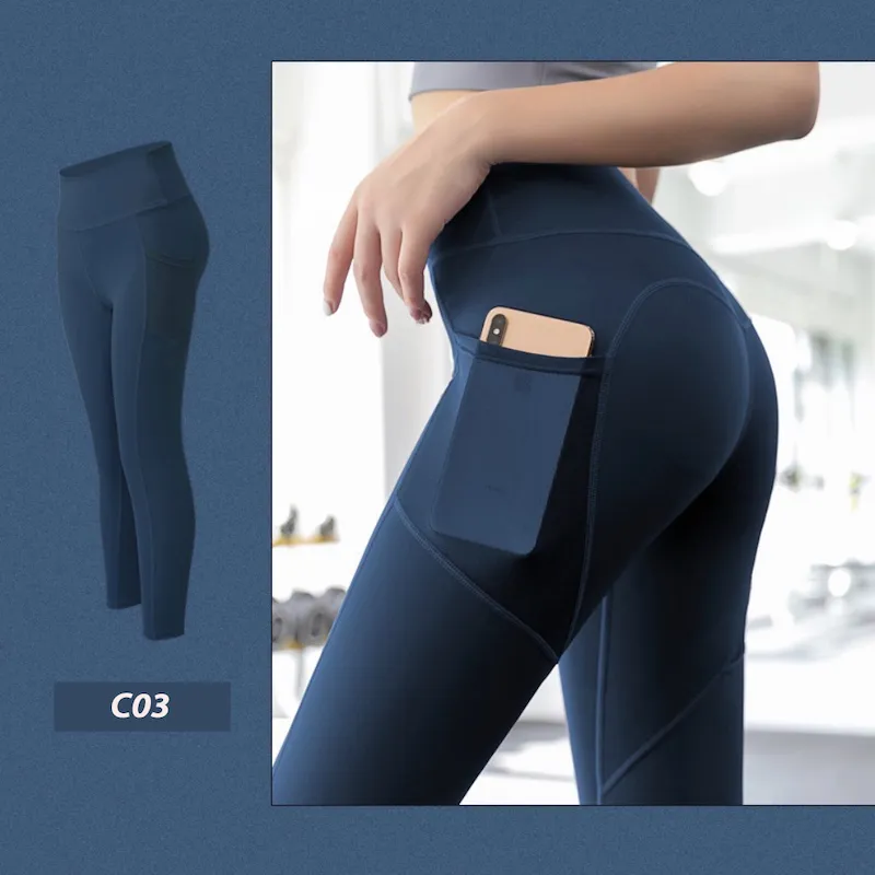 Detalle de leggings de yoga