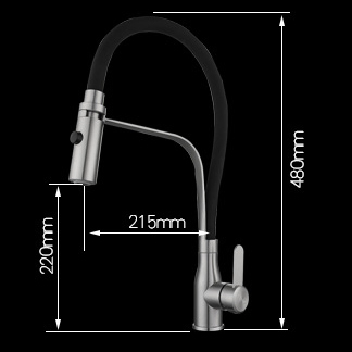 Grifo de cocina de bronce negro al por mayor, multifuncional, con doble manija, mezclador, rotación, grifo de filtro purificador extraíble