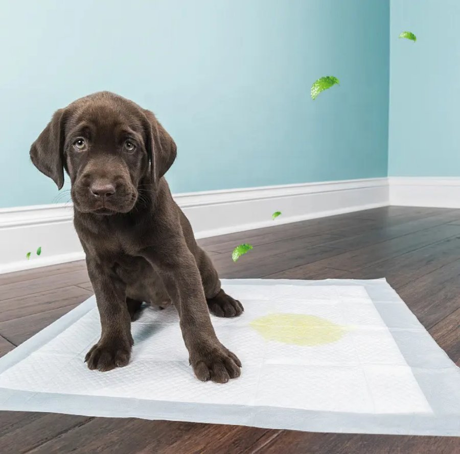 Pañales para perros y cachorros biodegradables, súper absorbentes, antideslizantes, de lino, papel de madera, impermeables, para gatos, de bambú
