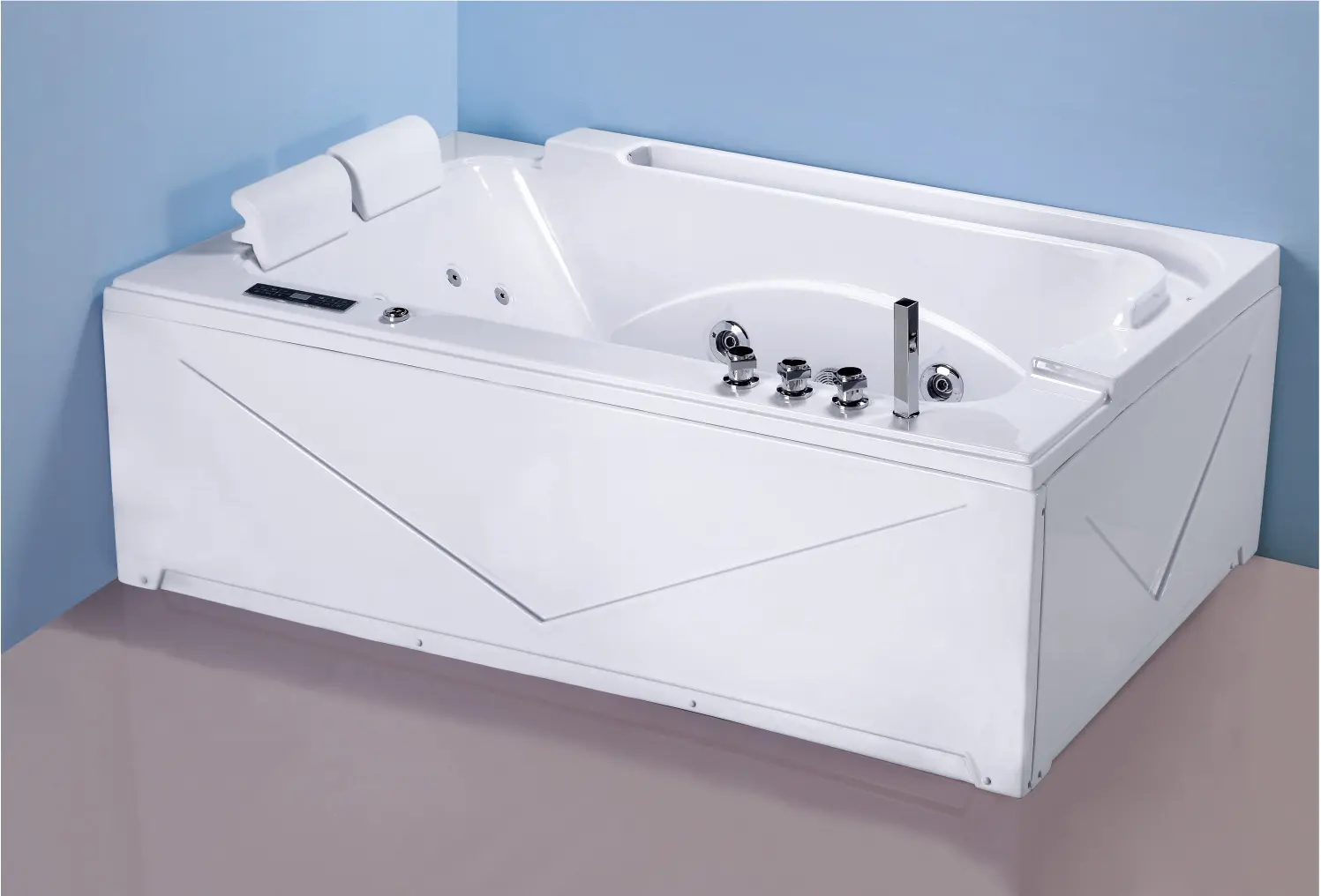 Rectangle Indoor Multi-function Massage Bathtub