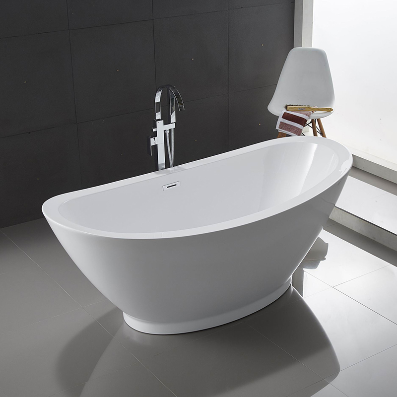 OEM High Quality White Oval Acrylic Freestanding Bathtub  Factories, Product