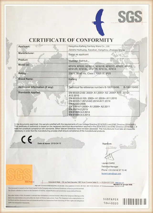 Kaifeng Qualification Certificate 5