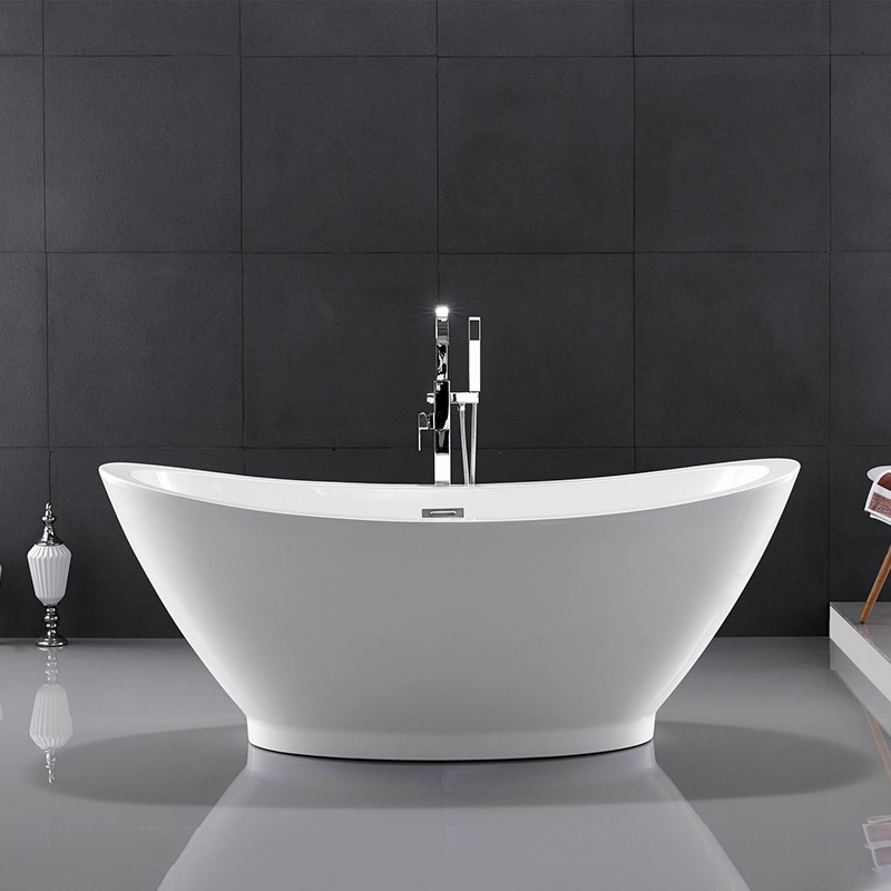 OEM High Quality White Oval Acrylic Freestanding Bathtub  Factories, Product
