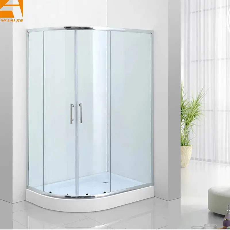 Affordable sliding door shower enclosure