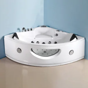 Cheap Corner 2 Person Massage Whirlpool Bathtub