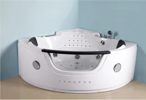 OEM Corner 2 Person Back to wall Massage & Whirlpool bathtub Anlaike KF628