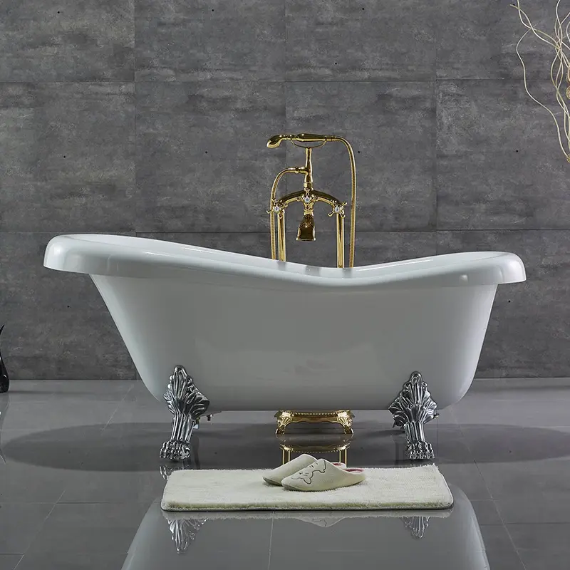 Modern Bathroom Bathtub with Clawfoot