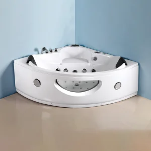 China Sector White Smart Massage Bathtub New Style Whirlpool Bathtubs