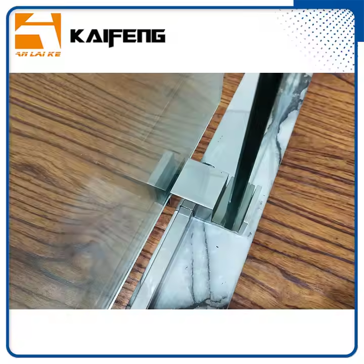 Glass Shower Screen Angle View