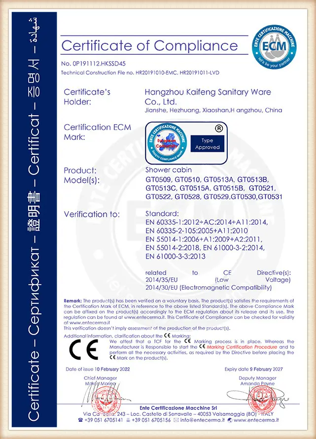 Kaifeng Qualification Certificate 1