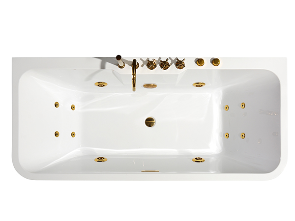 Freestanding Massage Bathtub View 2