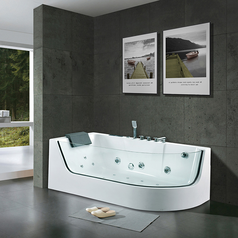 Wholesale Air Bubble Single White Massage Bathtub with Bluetooth New Style Whirlpool Bathtubs & Whirlpools Supplier, Factories