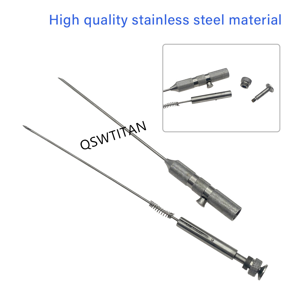 Stainless Steel Suture Needle Closure Needle 1.5mm 2.2mm Autoclavable Automatic Thread Piercing Needle Laparoscopic Instruments