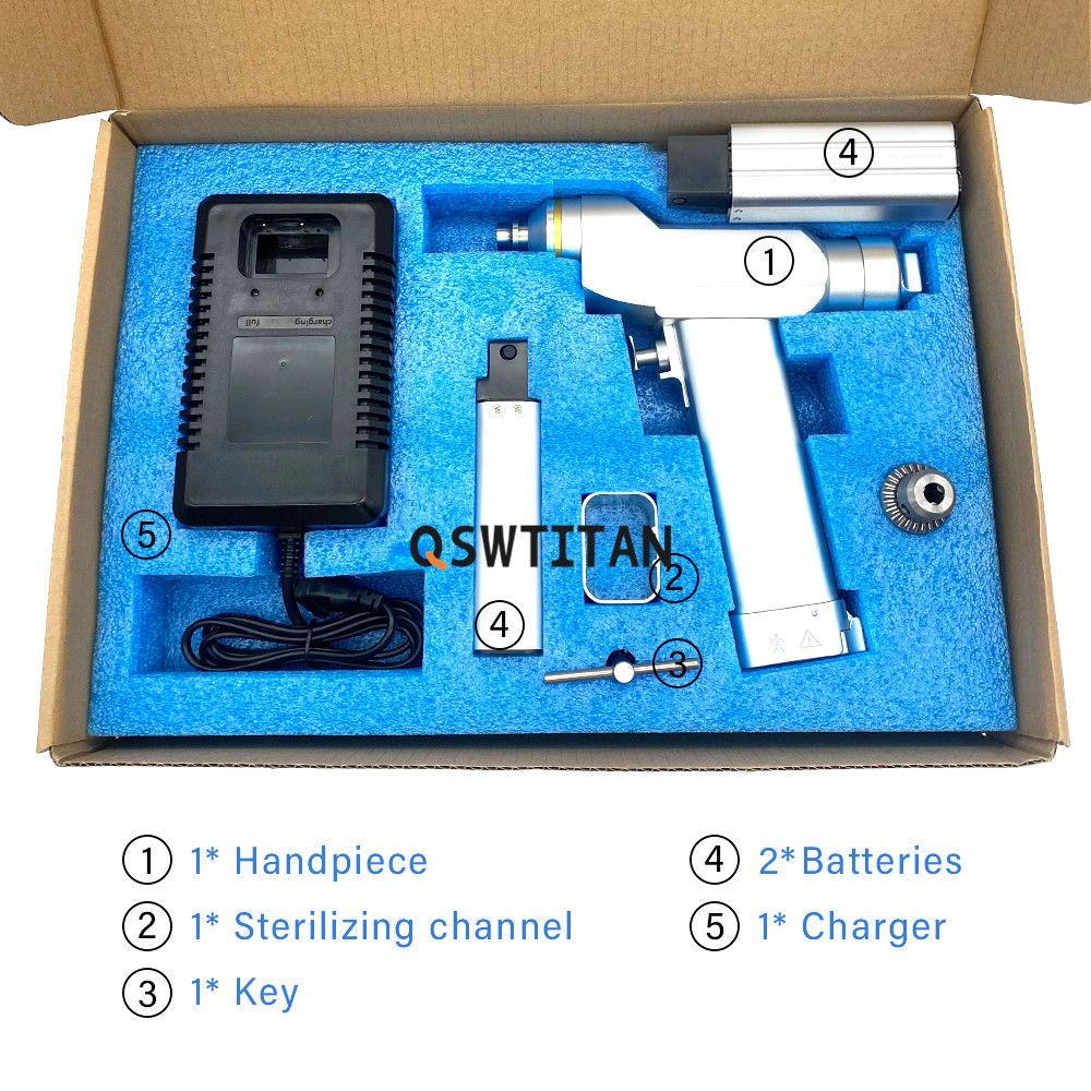 Orthopedics Battery Operated Drill Machine Cannulated Drill Trauma Surgery Veterinary Orthopedic Surgical Instruments