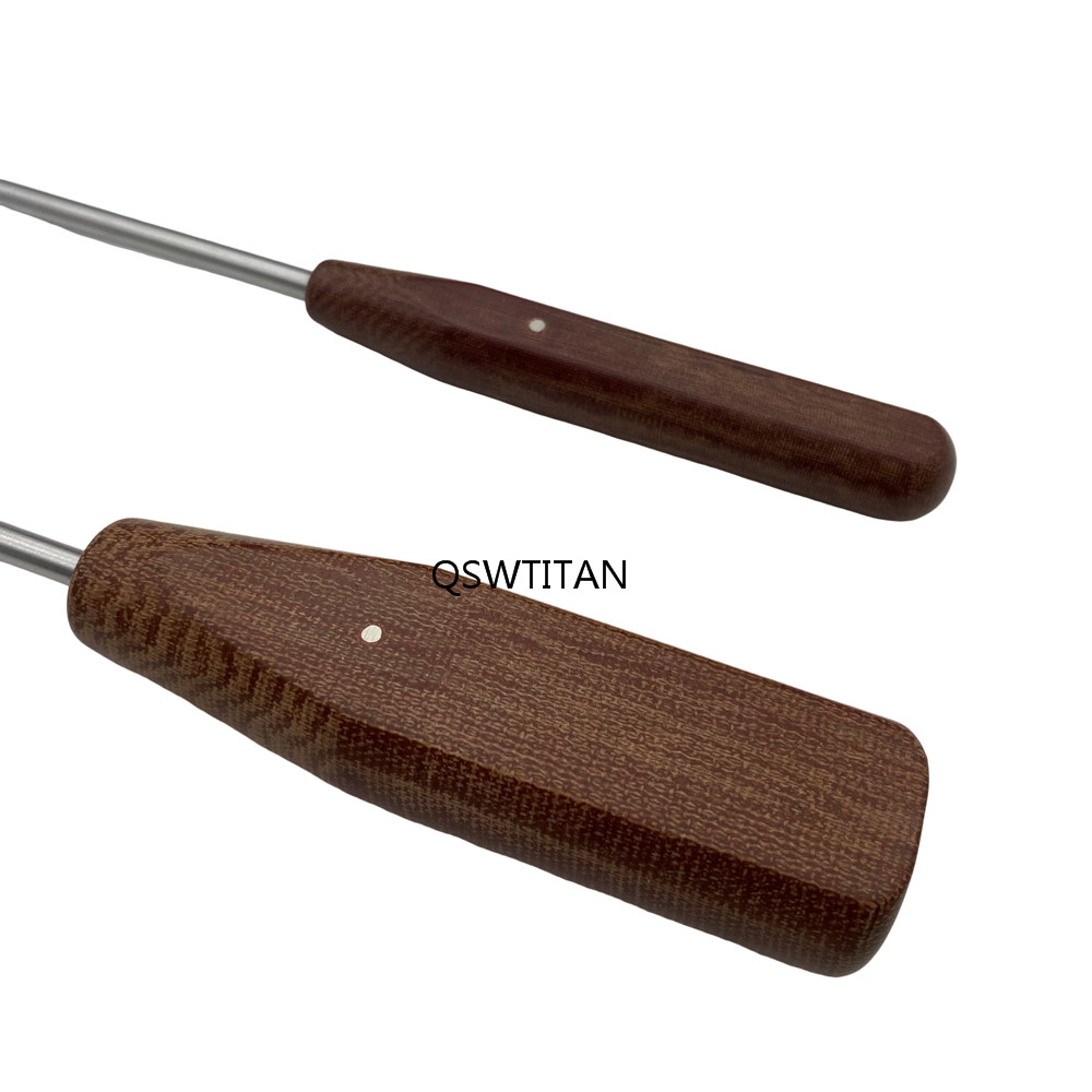 Bone Rasp Bone File Trochlea Rasp Taper Orthopedic Pet Surgery Instrument Stainless Steel with Wooden Handle