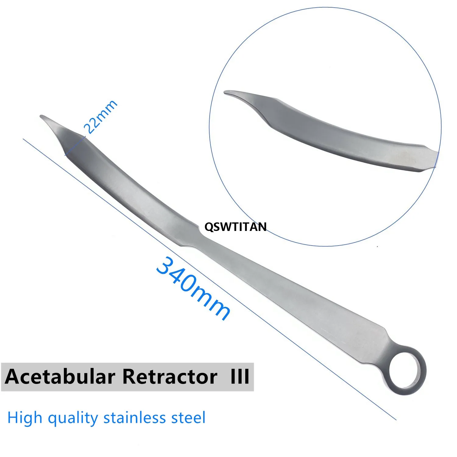 340*22mm Hip Retractor