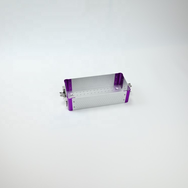 Aluminum Alloy Sterilization Implant Orthopedic 2.7 Empty Bone Surgical Instruments Case Screw Box