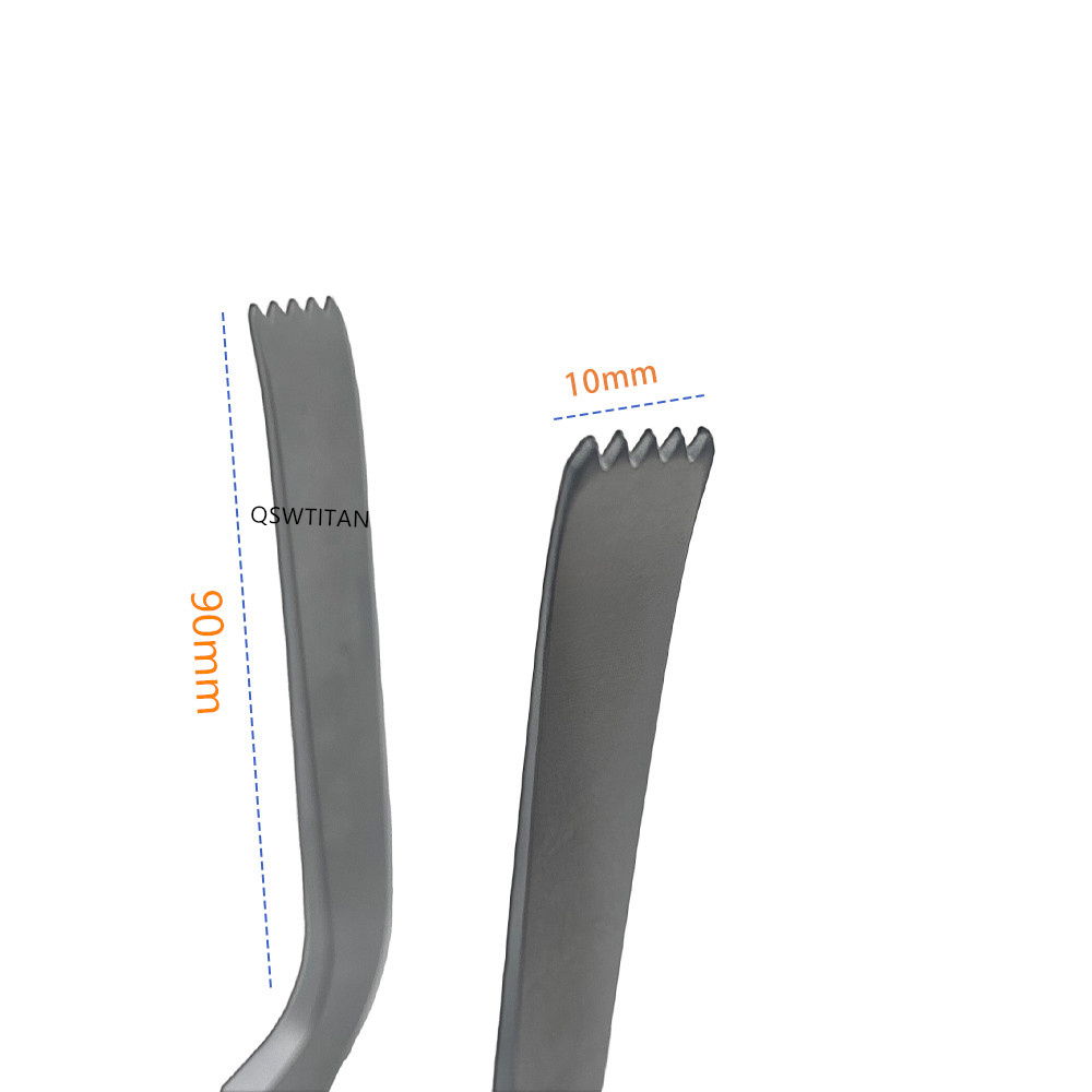 QSWTITAN Lumbar Vertebral Retractor Stainless Steel Lamina Spreder Forceps Bone Distractor Pet Orthopedic Instruments