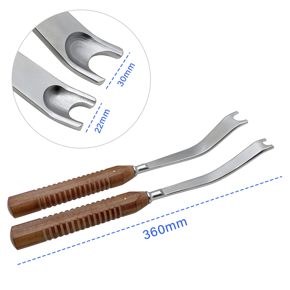 Orthopedic Equipment Medical Bone Pry Acetabular Trochanter Pry Femoral Trochanter Retractor Veterinary Instrument