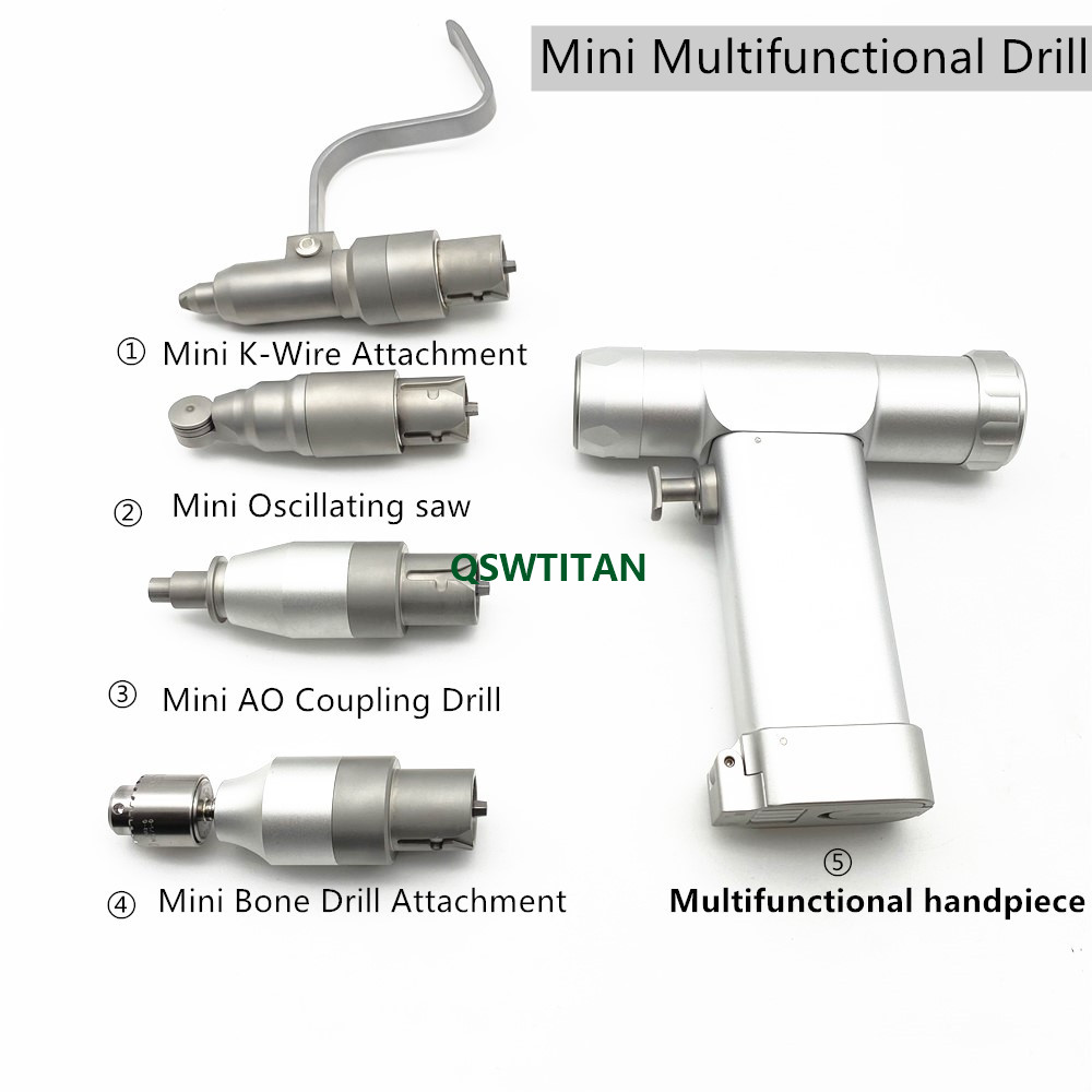 Multifunctional Bone Surgical Power Tools Micro Maxillofacial Oscillating Saw Orthopedic Drill and Saw