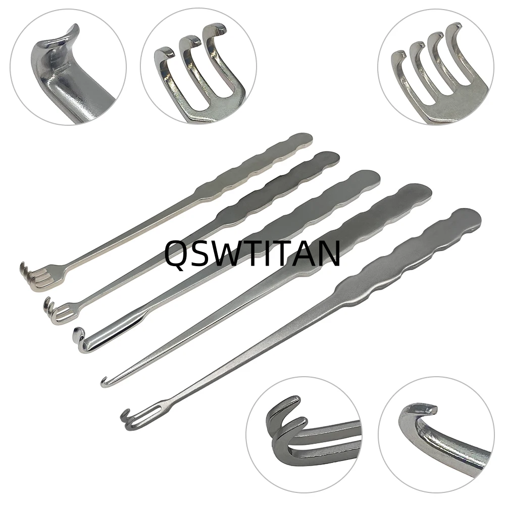 1pcs Pull Hook Skin Retractor Retractors  Training Tools Stainless Steel Orthopedics Veterinary Instruments