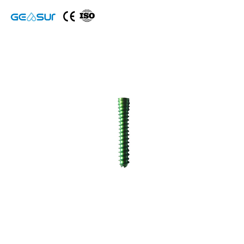 Geasure CE ISO Certified Class III Titanium Alloy Headless Compression Cannulated Screw-Orthopedic Implant for Orthopedic