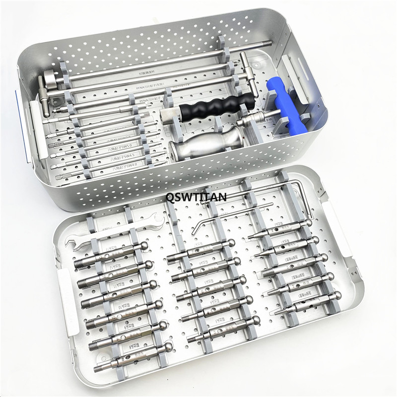 Broken Screw Removal Out Instrument Kit Broken Screw Extractor Intramedullary Nail Removal Orthopedic Instrument Set