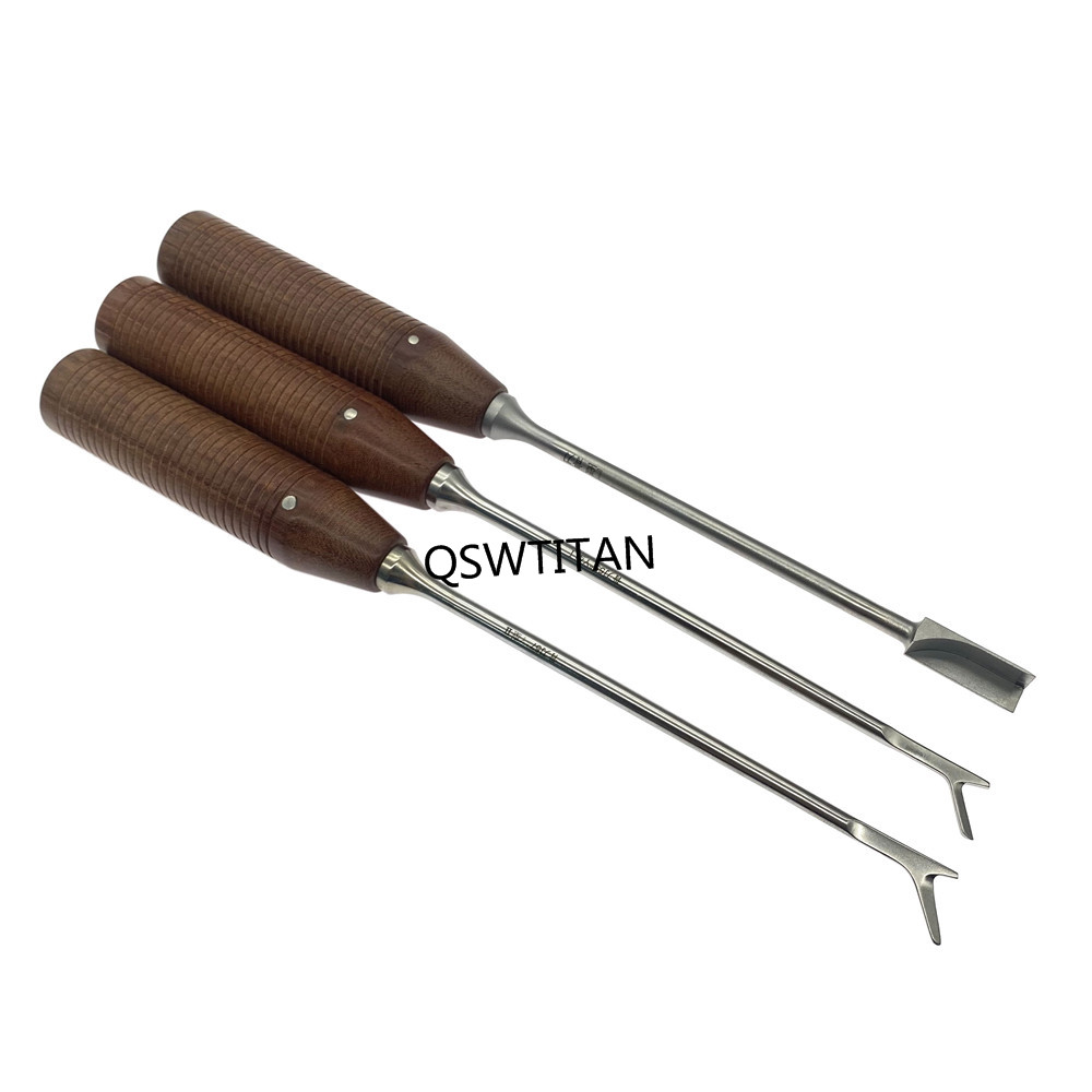 Bone Osteotomes L Y With Wooden Handle Veterinary Orthopedics Bone Knife Surgical Instruments