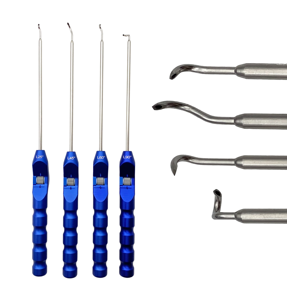 Suture Passer Stainless Steel Suture Hooks With Wheel for Labral Repair Tool Arthroscopy Instruments