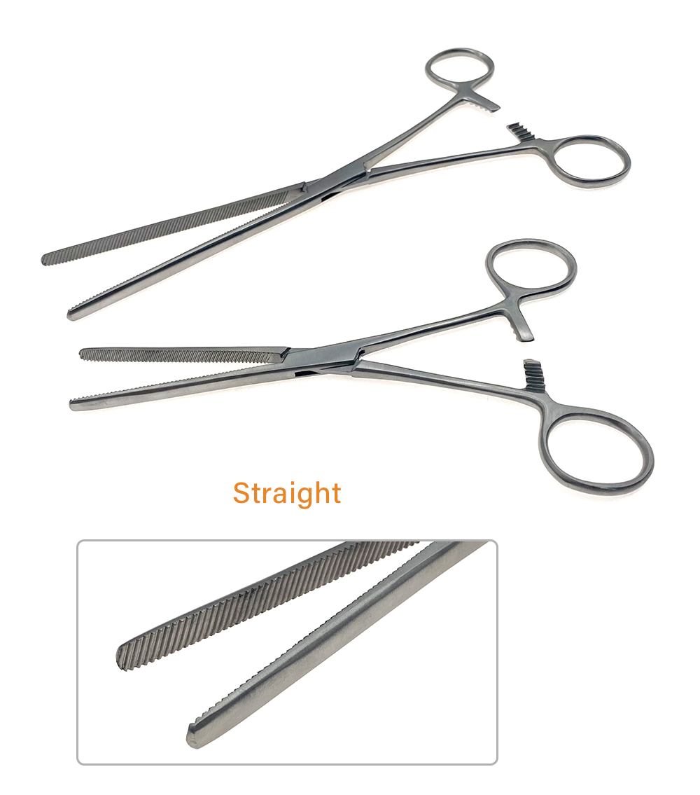 Intestine Pliers Bowel Clamps Intestinal Forceps Abdominal Clamping Fixed Pet Cat Dog Orthopedic Surgical Instruments