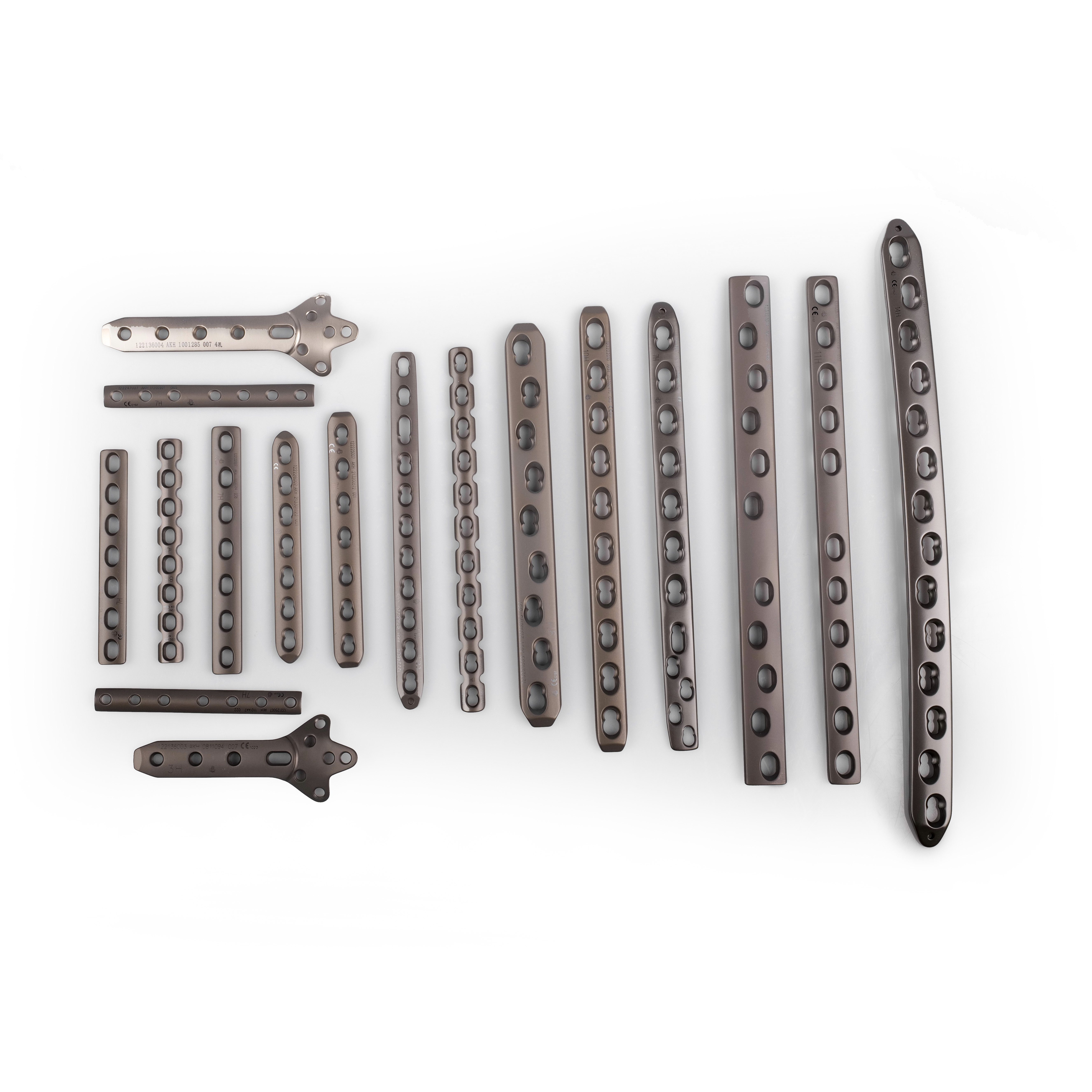 CANWELL Titanium 4.5 Straight Reconstruction Bone Large Fragment Locking Plate Orthopedic Implants CE ISO