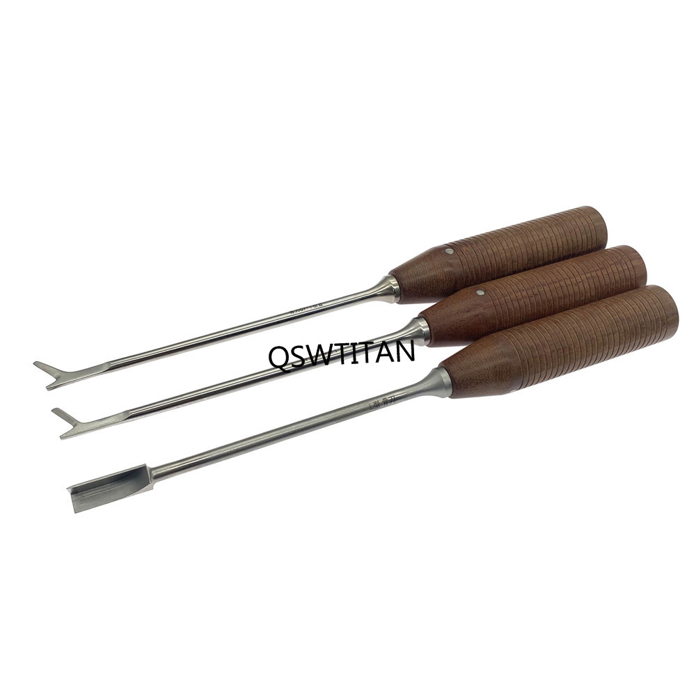 Bone Osteotomes L Y With Wooden Handle Veterinary Orthopedics Bone Knife Surgical Instruments