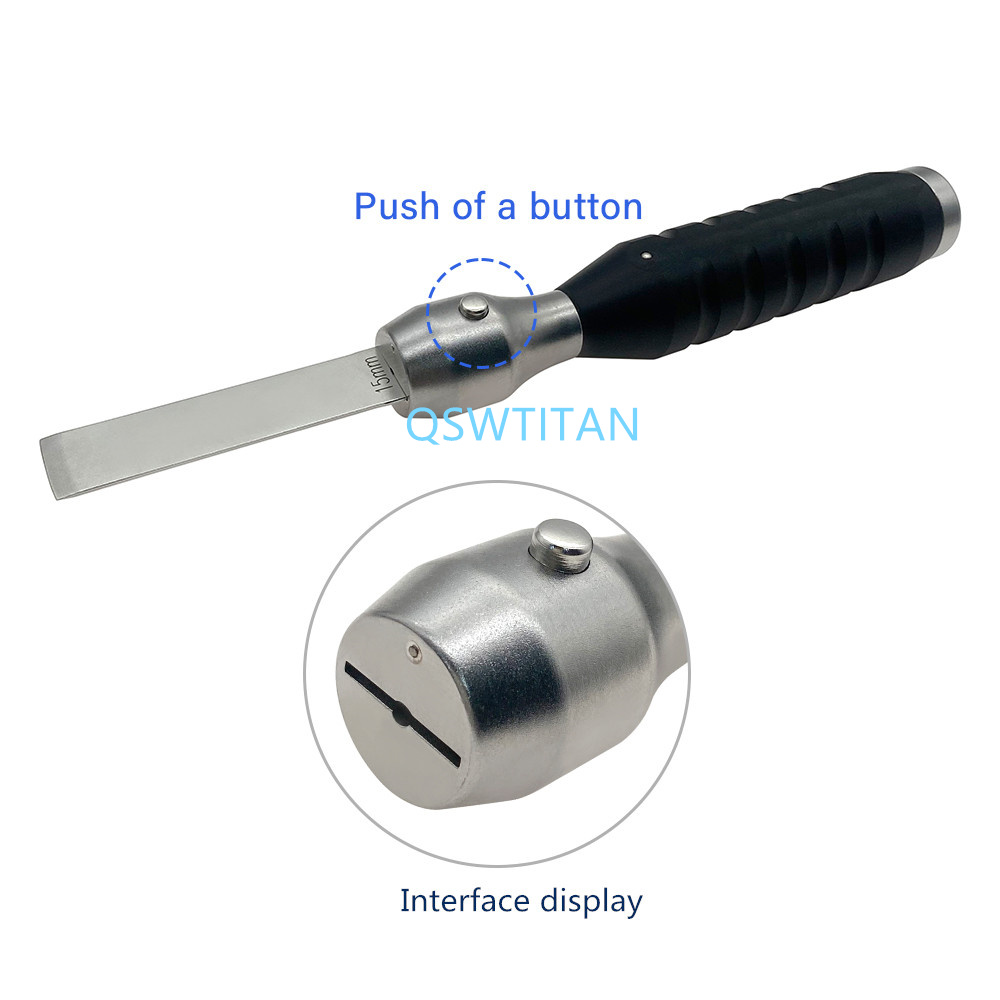 Modular Osteotomes Complete With 6 Blades Detachable Thin Blade Bone Knife Veterinary Orthopedic Instruments