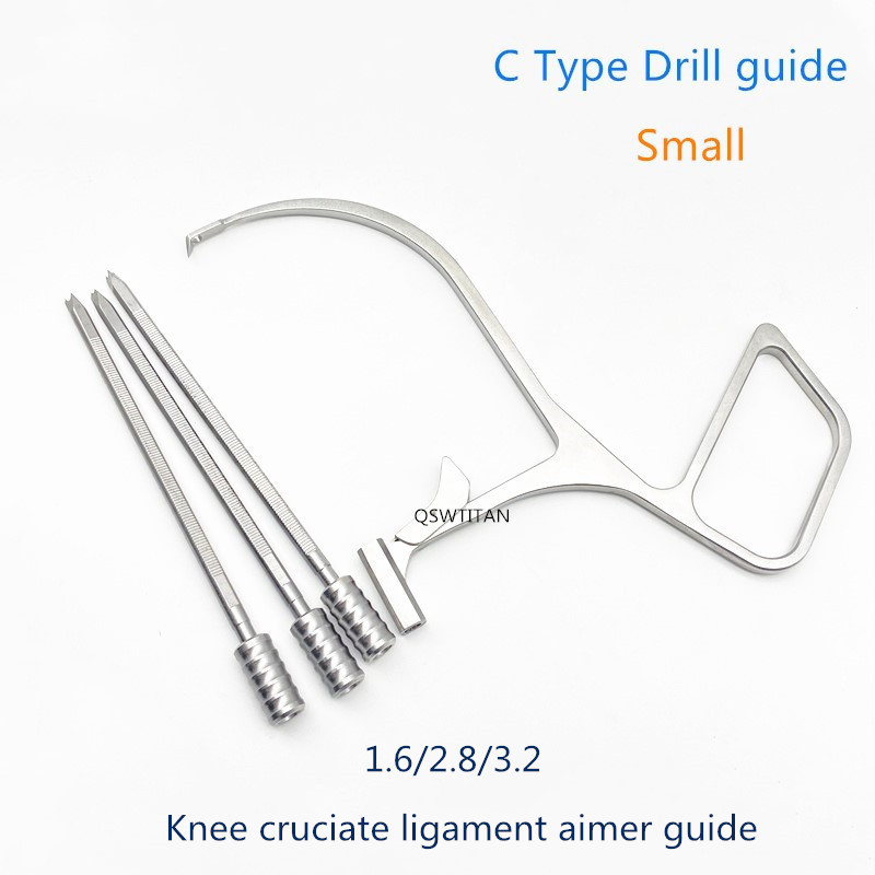 Orthopedic Instrument Knee Cruciate Ligament Aimer Guide C-type Shoulder K-wire Aiming Guide Femoral Tibial Elbow Joint Aimer