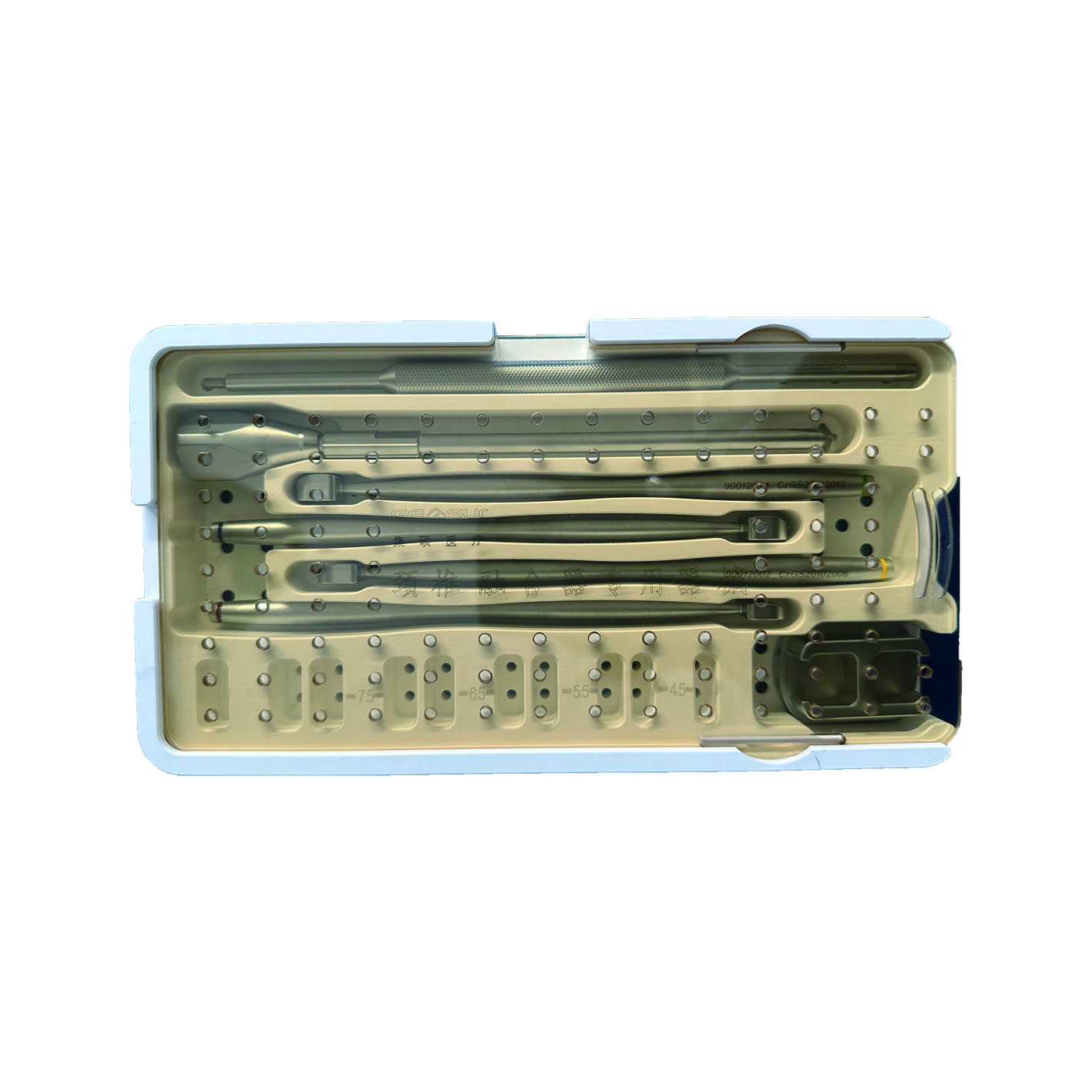 Geasure Orthopedic Bone Surgical Instruments Set Cervical Spine Surgery & Cage Instrument Kit