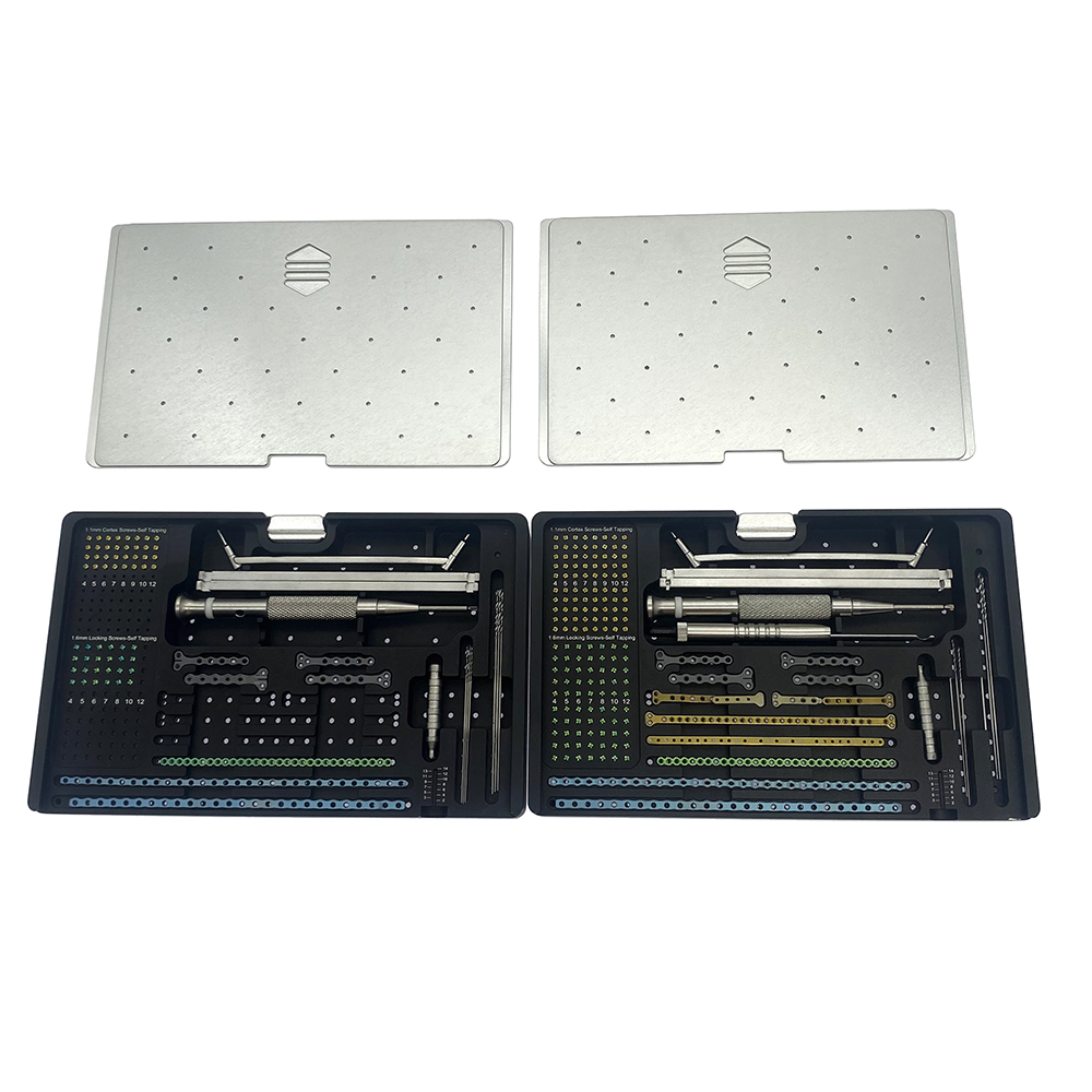ALPS Mini Titanium Locking Plate System Kit 1.1  1.6mm Small Pet Orthopedic Surgical Instruments